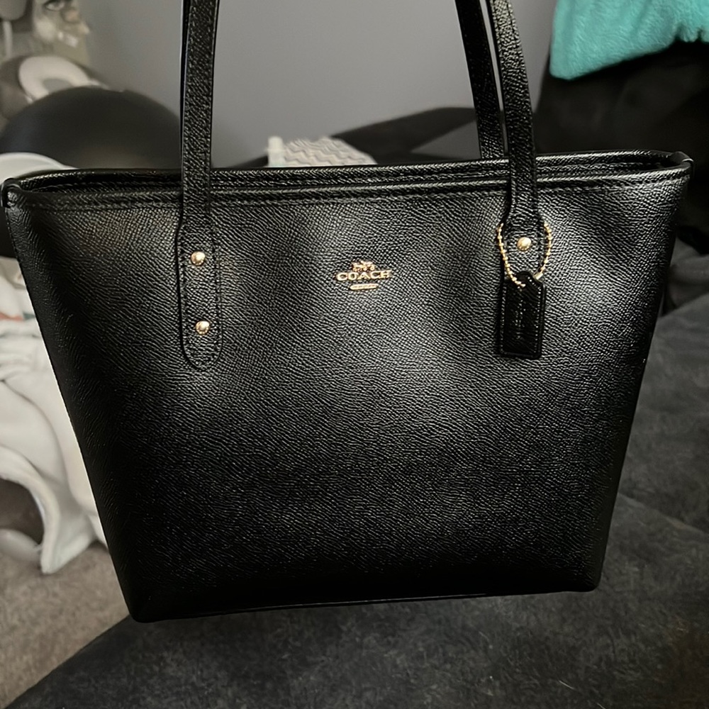 NWT Small Black Coach Bag